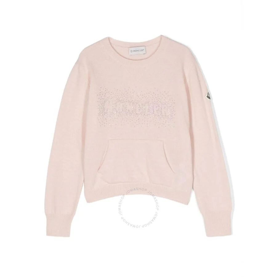 Moncler Crystal-Embellished Logo Sweatshirt