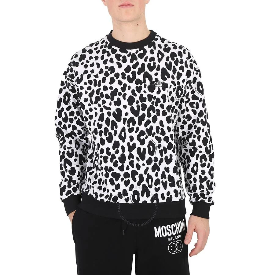 Moschino Underwear Animal Print Cotton Sweatshirt