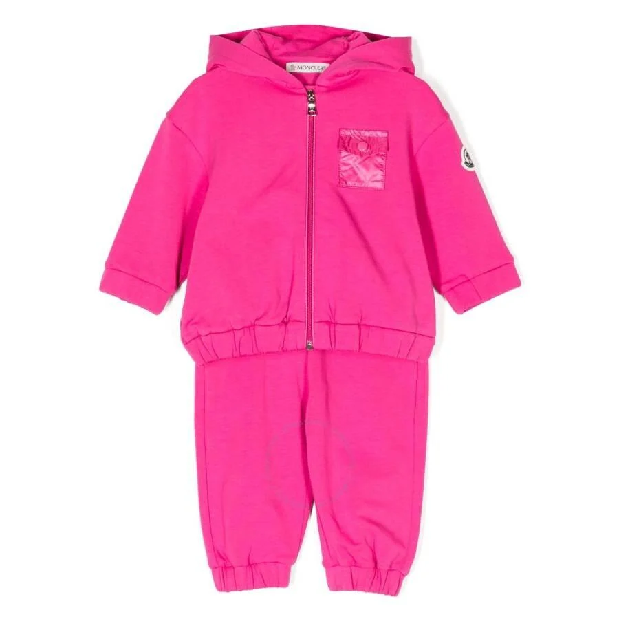 Moncler Kids Zip Up Logo Patch Tracksuit