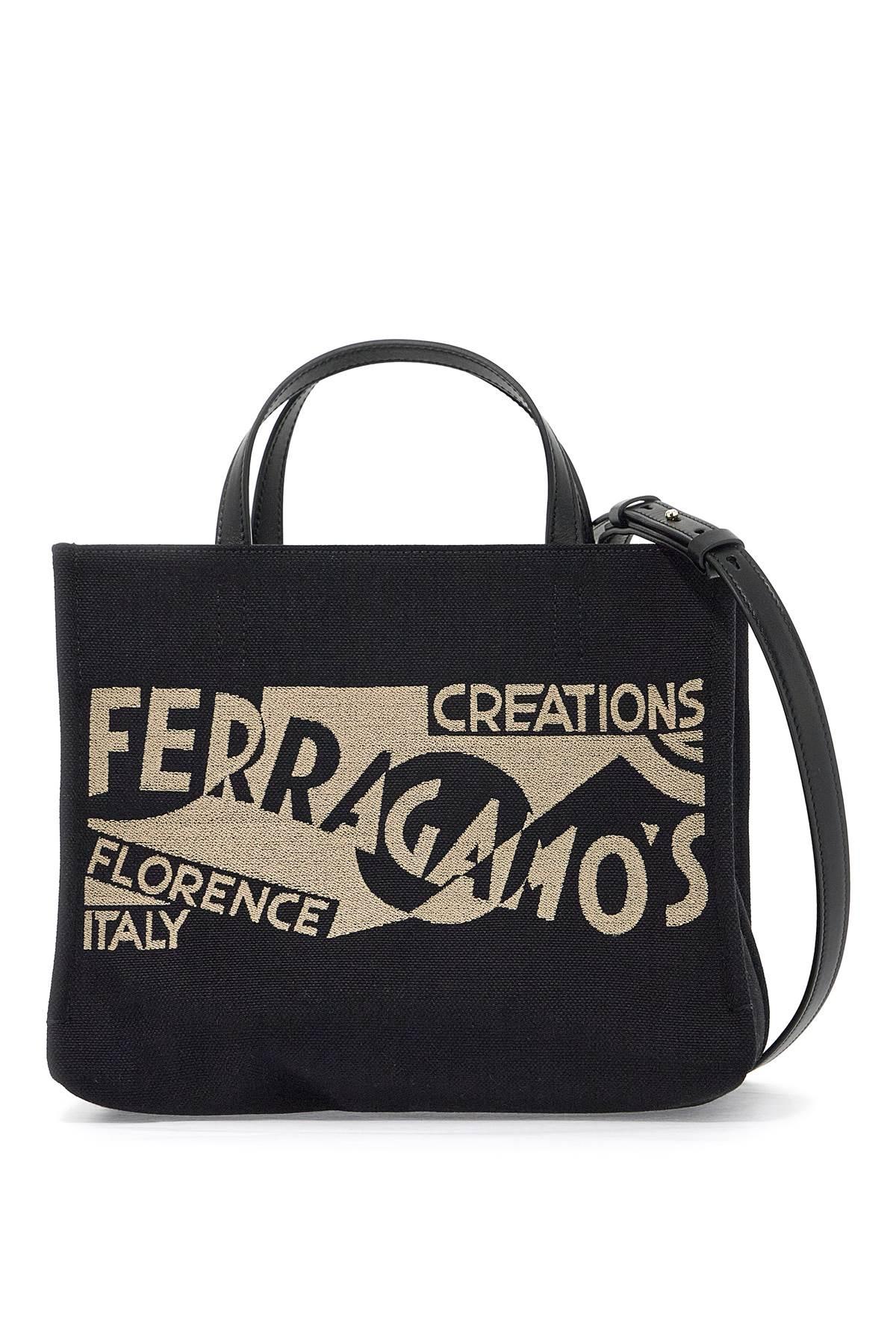 Ferragamo Logo Printed Small Tote Bag Women