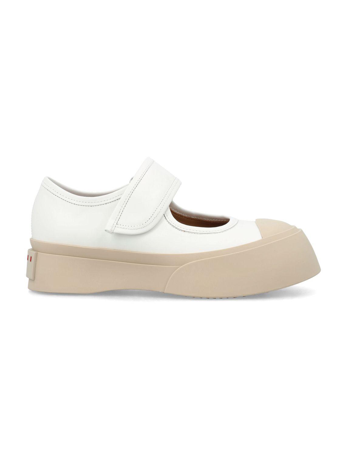 MARNI Chic Pablo Maryjane Leather Sneakers