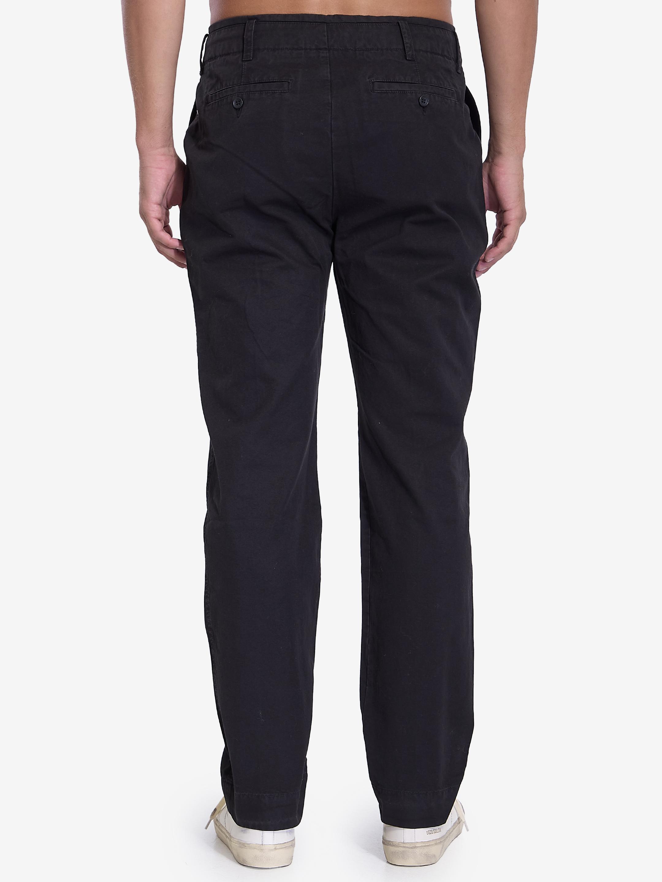 Rigid canvas pants