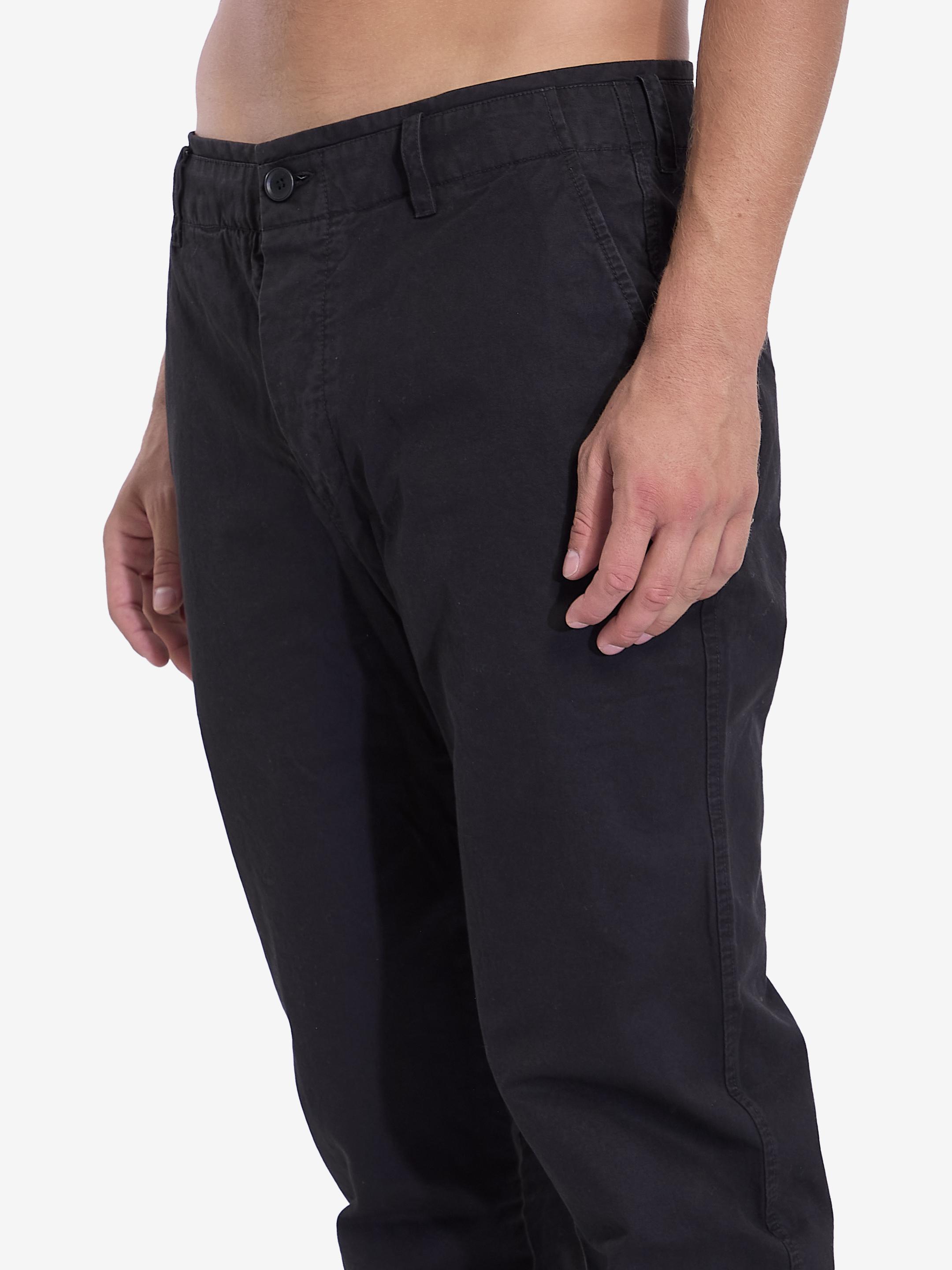 Rigid canvas pants