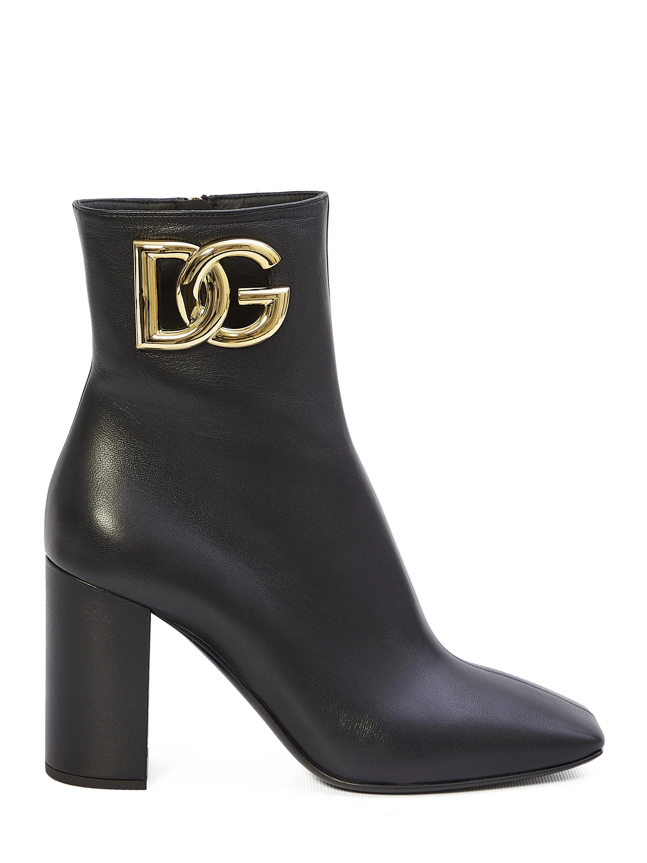 DOLCE & GABBANA Luxurious 23FW Women's Boots in Classic Black