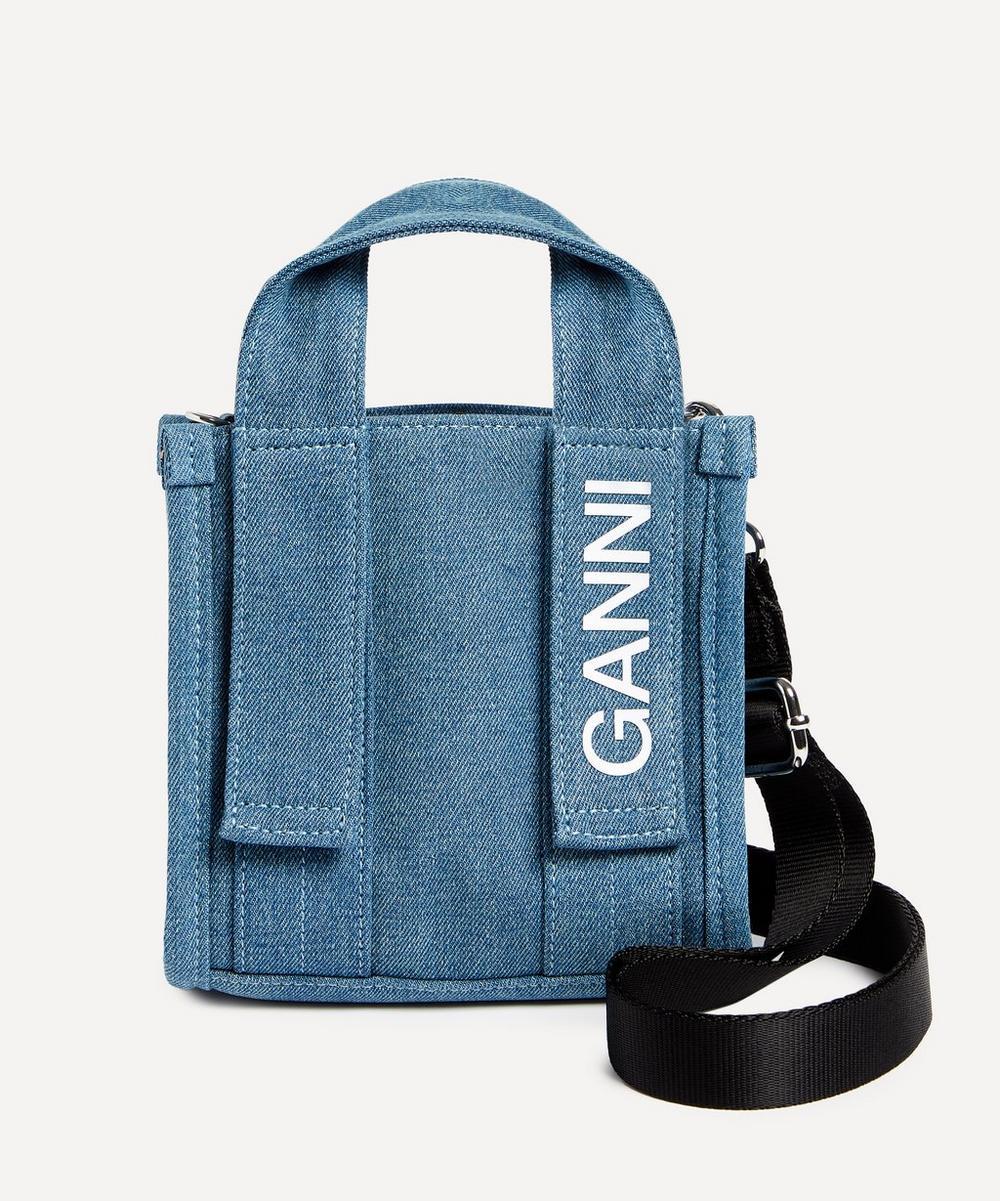 Mini Tech Denim Tote Bag