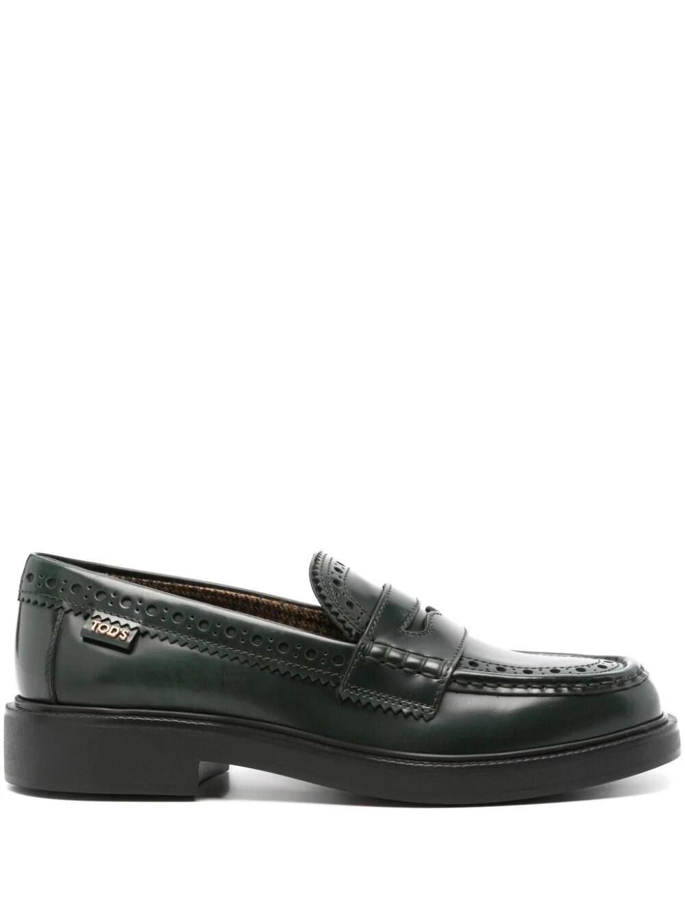 leather loafers