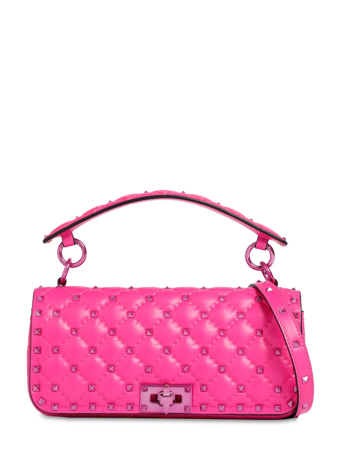 Small Rockstud leather shoulder bag