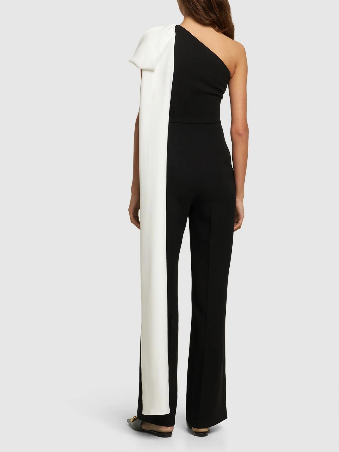 Asymmetric stretch cady jumpsuit