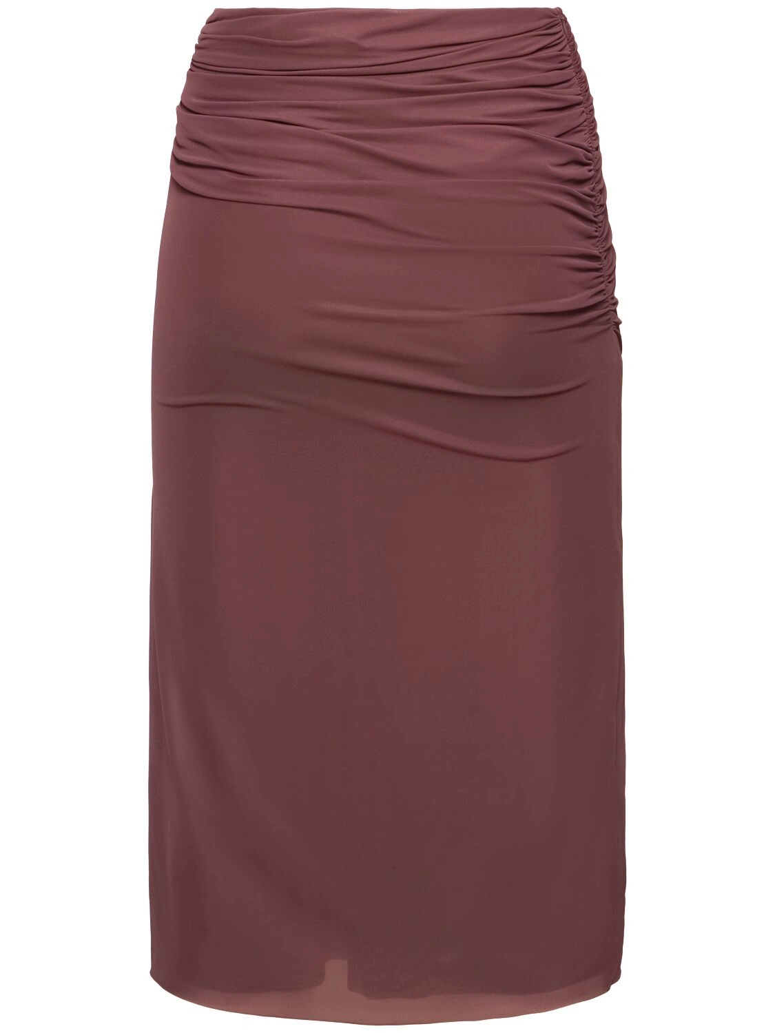 Venus sheer jersey midi skirt