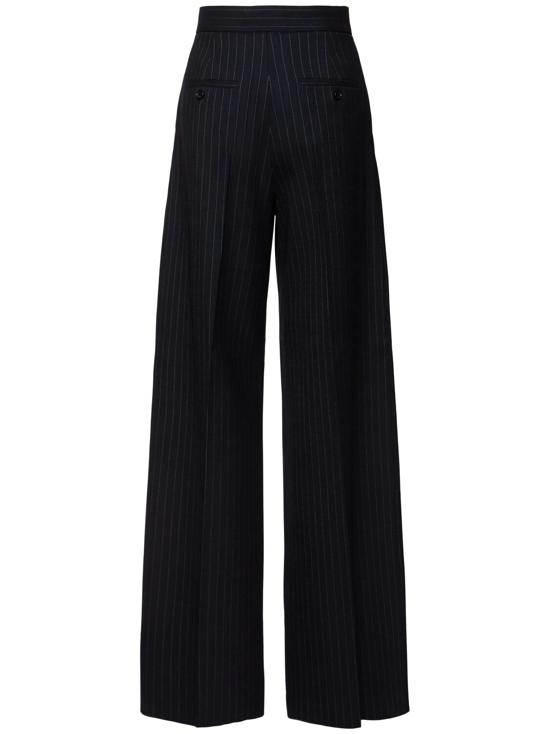 Bacca pinstripe wool pants