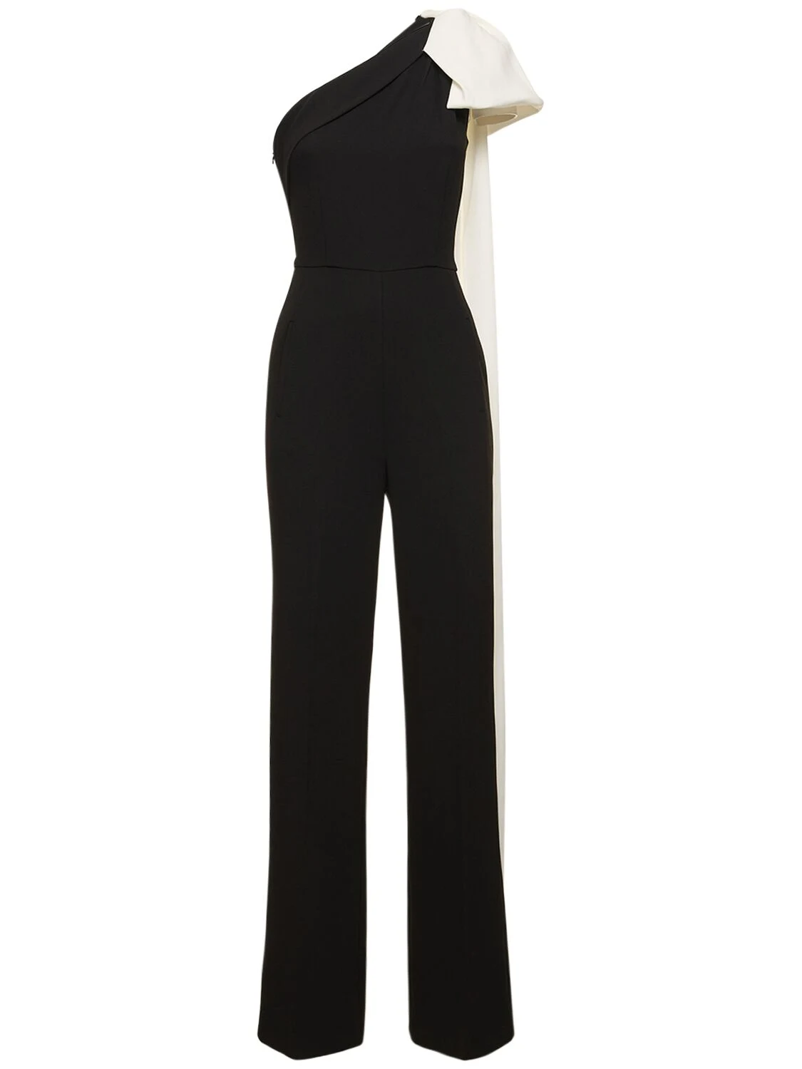 Asymmetric stretch cady jumpsuit