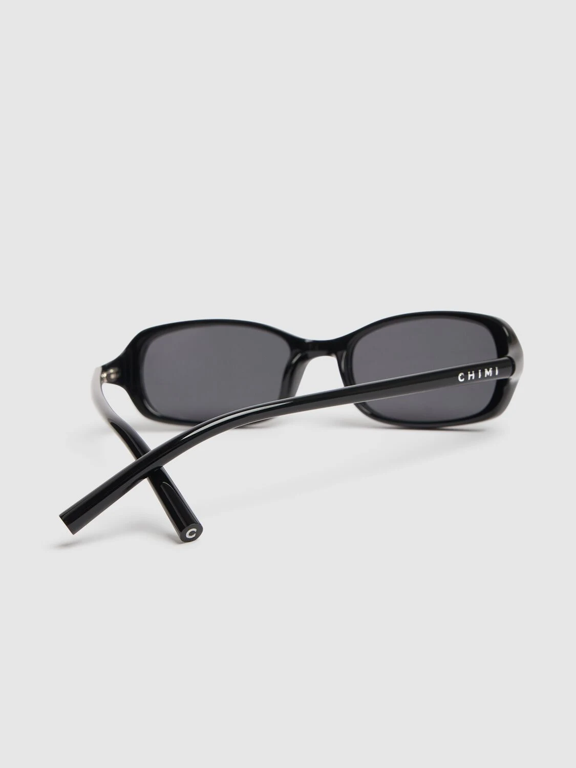 Code round acetate sunglasses