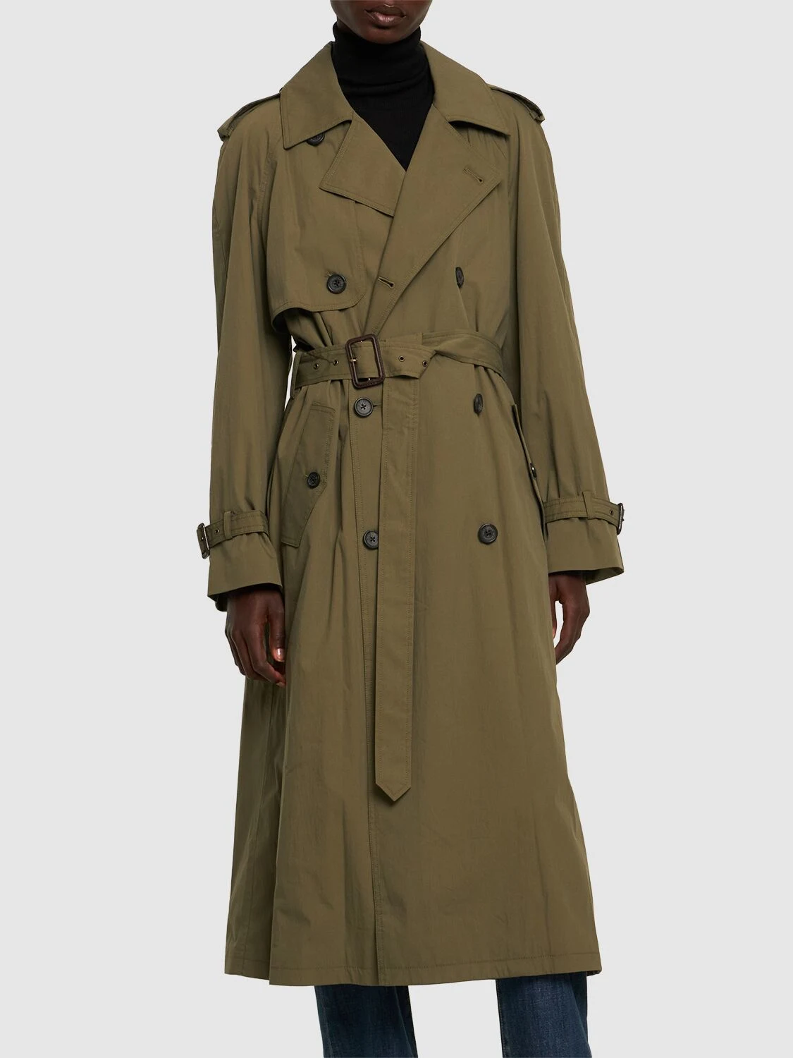 Dion oversized trench coat