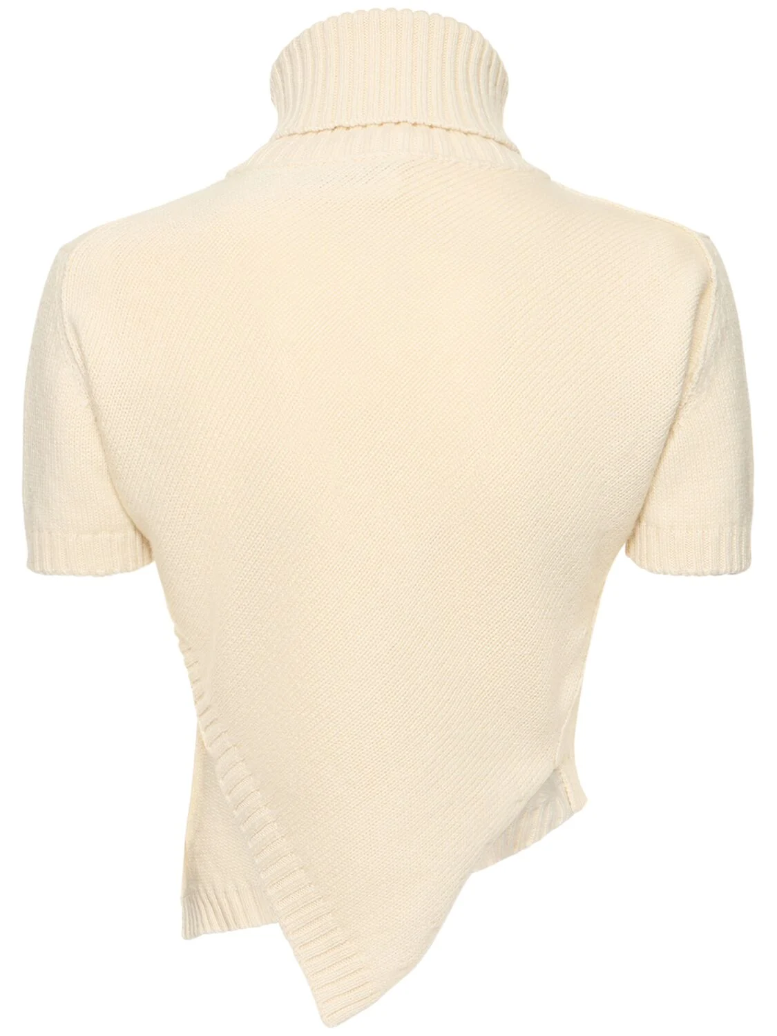 Dria asymmetric cashmere blend knit top