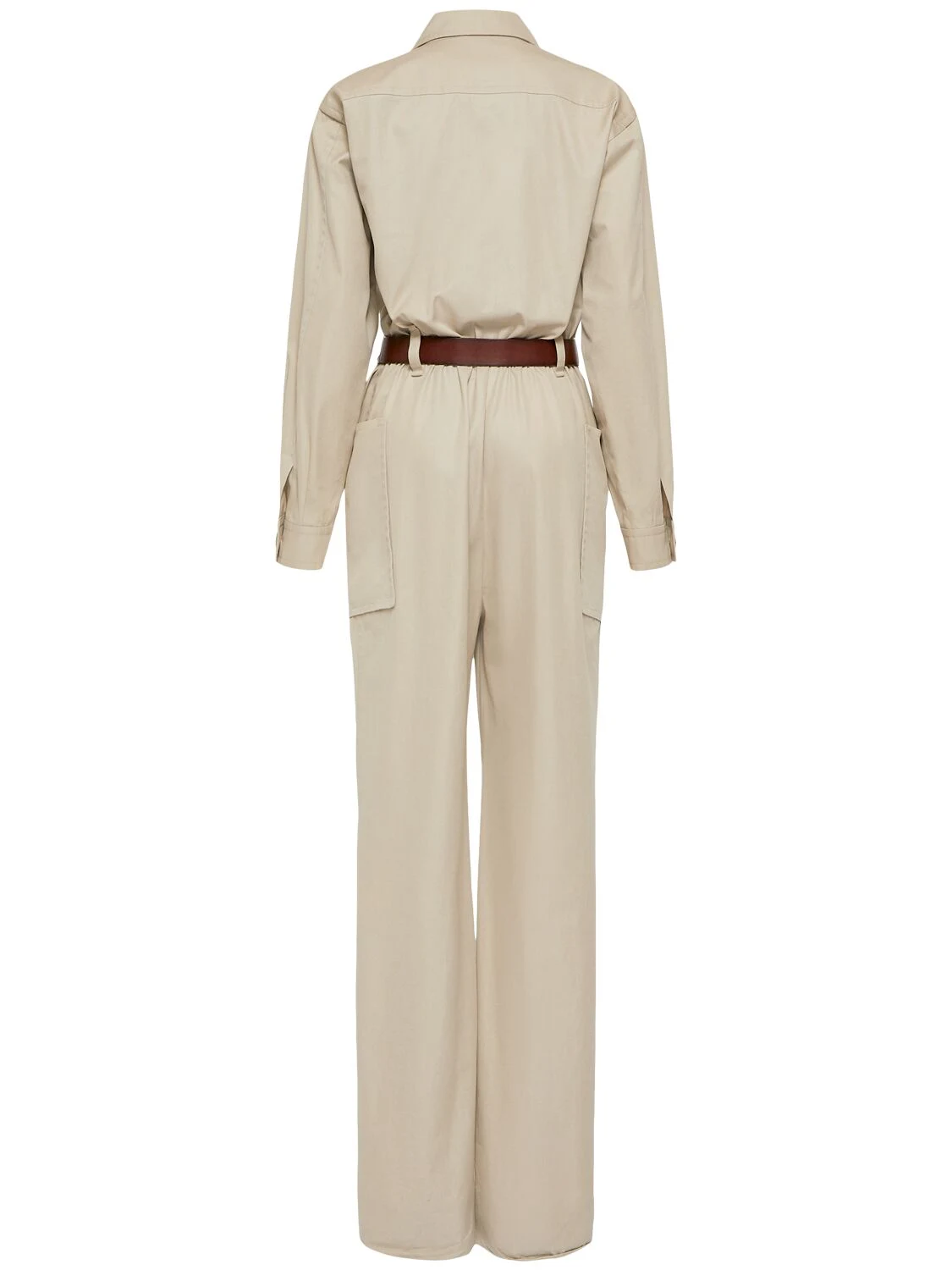 Cotton twill jumpsuit