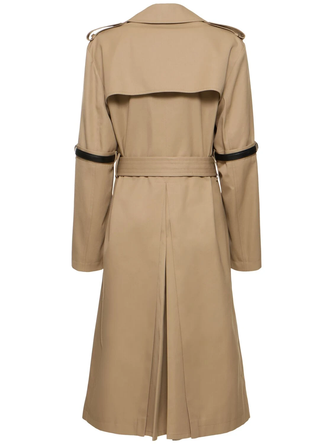 Hybrid cotton blend trench coat