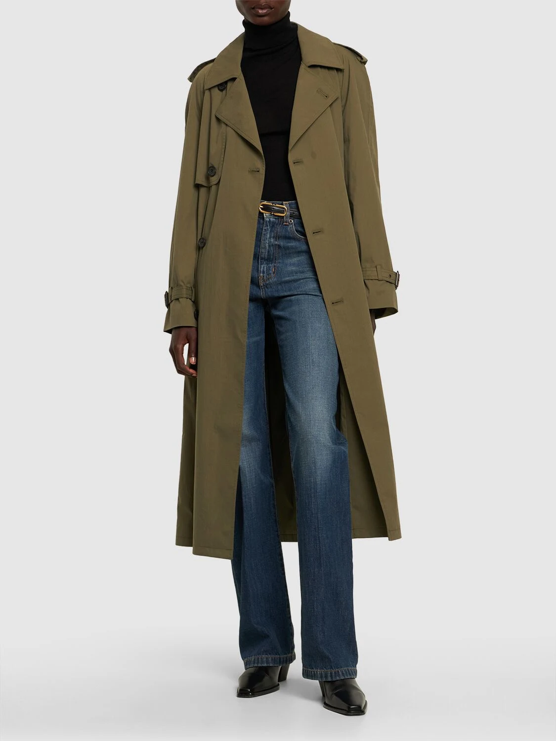 Dion oversized trench coat