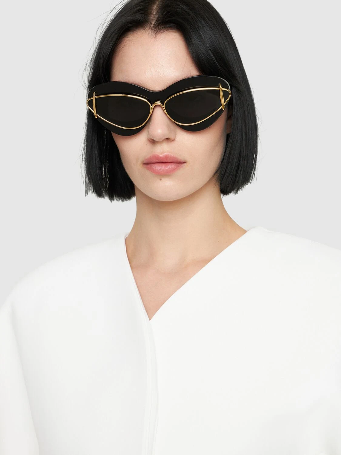 Double Frame acetate sunglasses