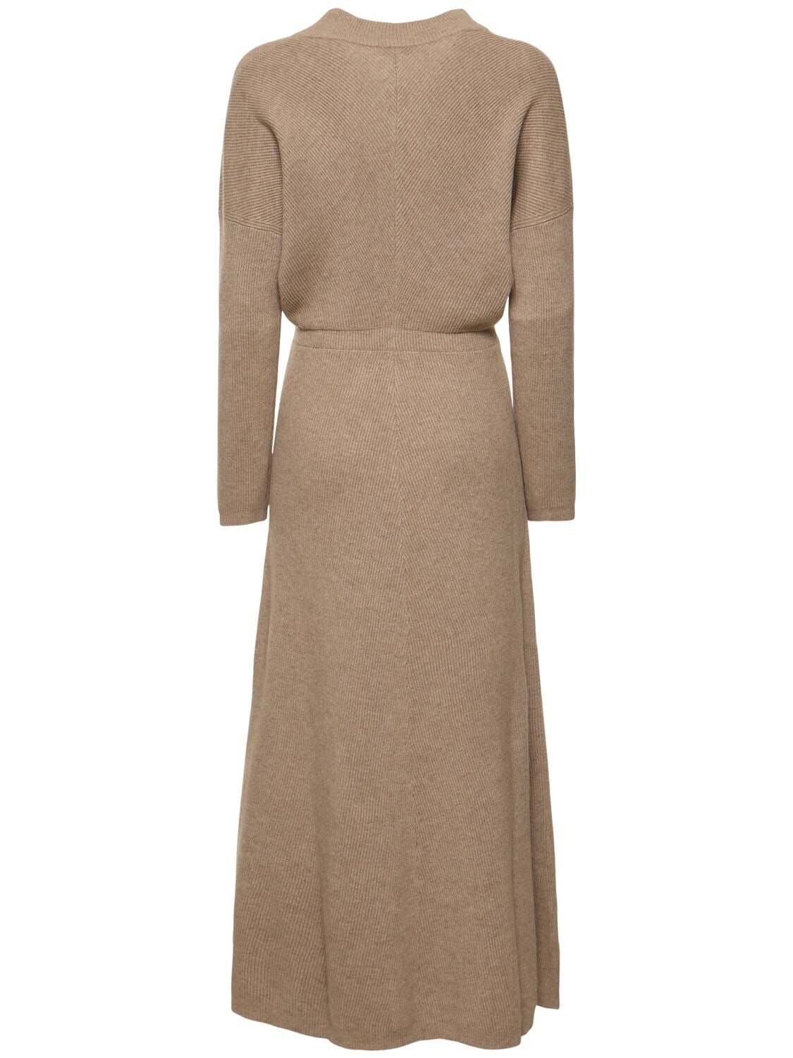 Cashmere knitted midi dress