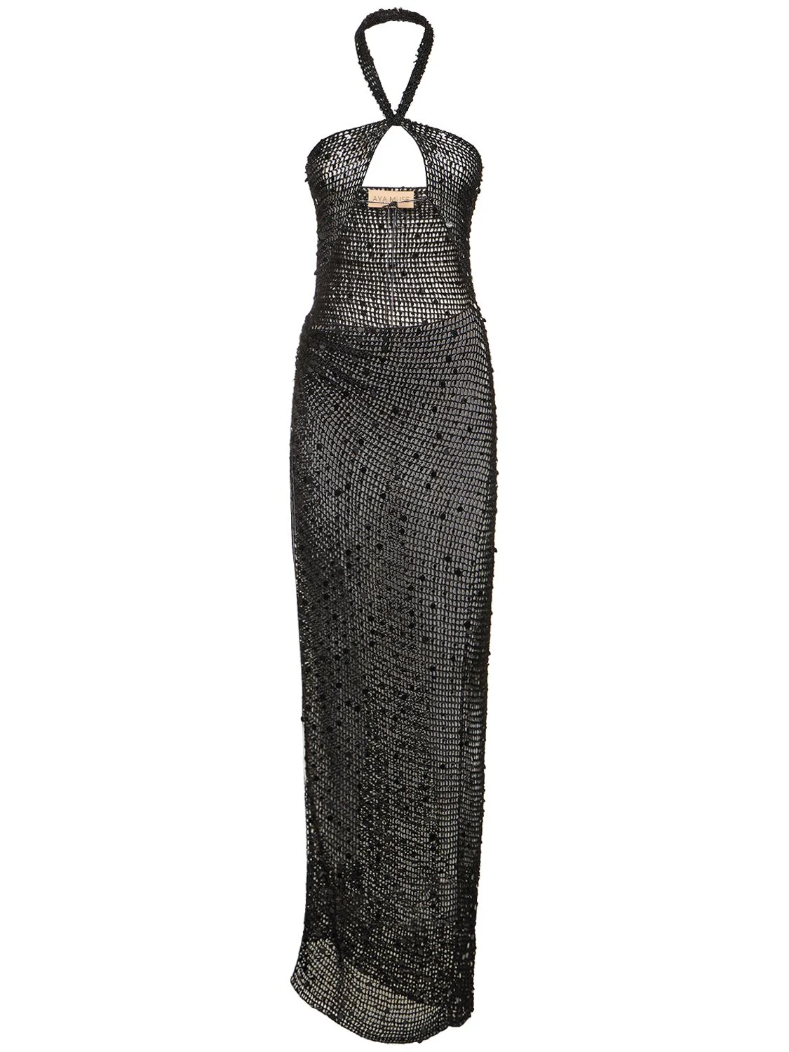 Gyra knit cut out long dress