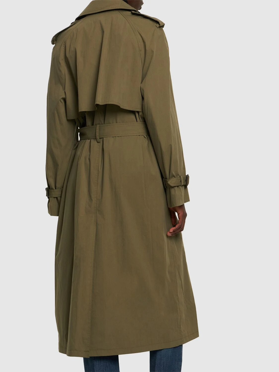 Dion oversized trench coat