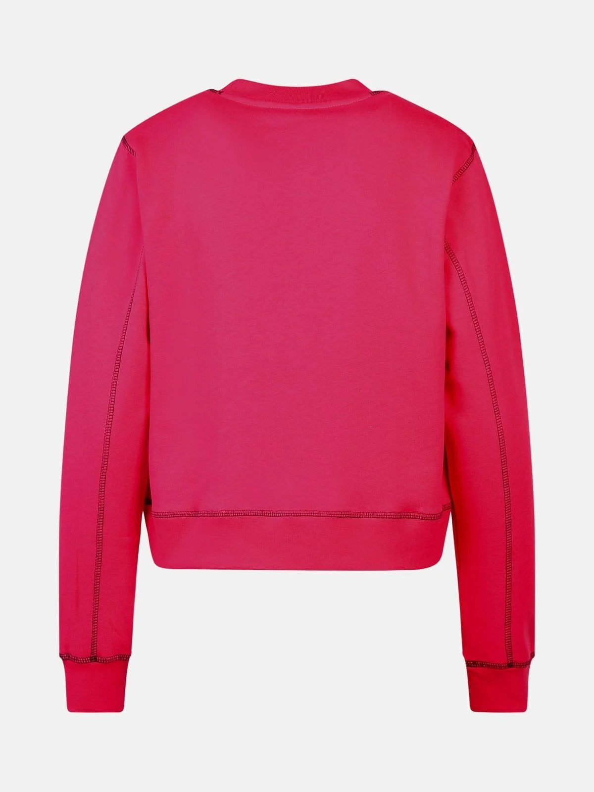 FUCHSIA COTTON SWEATSHIRT