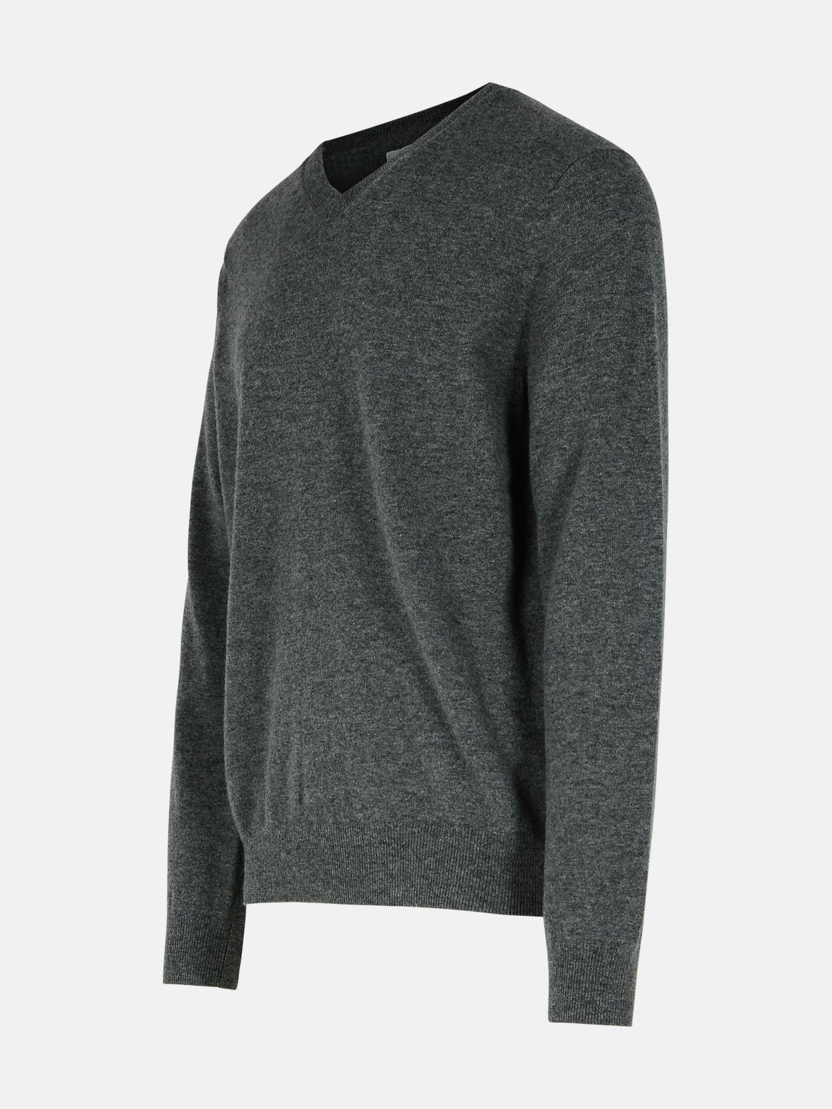 DARK GREY WOOL SWEATER