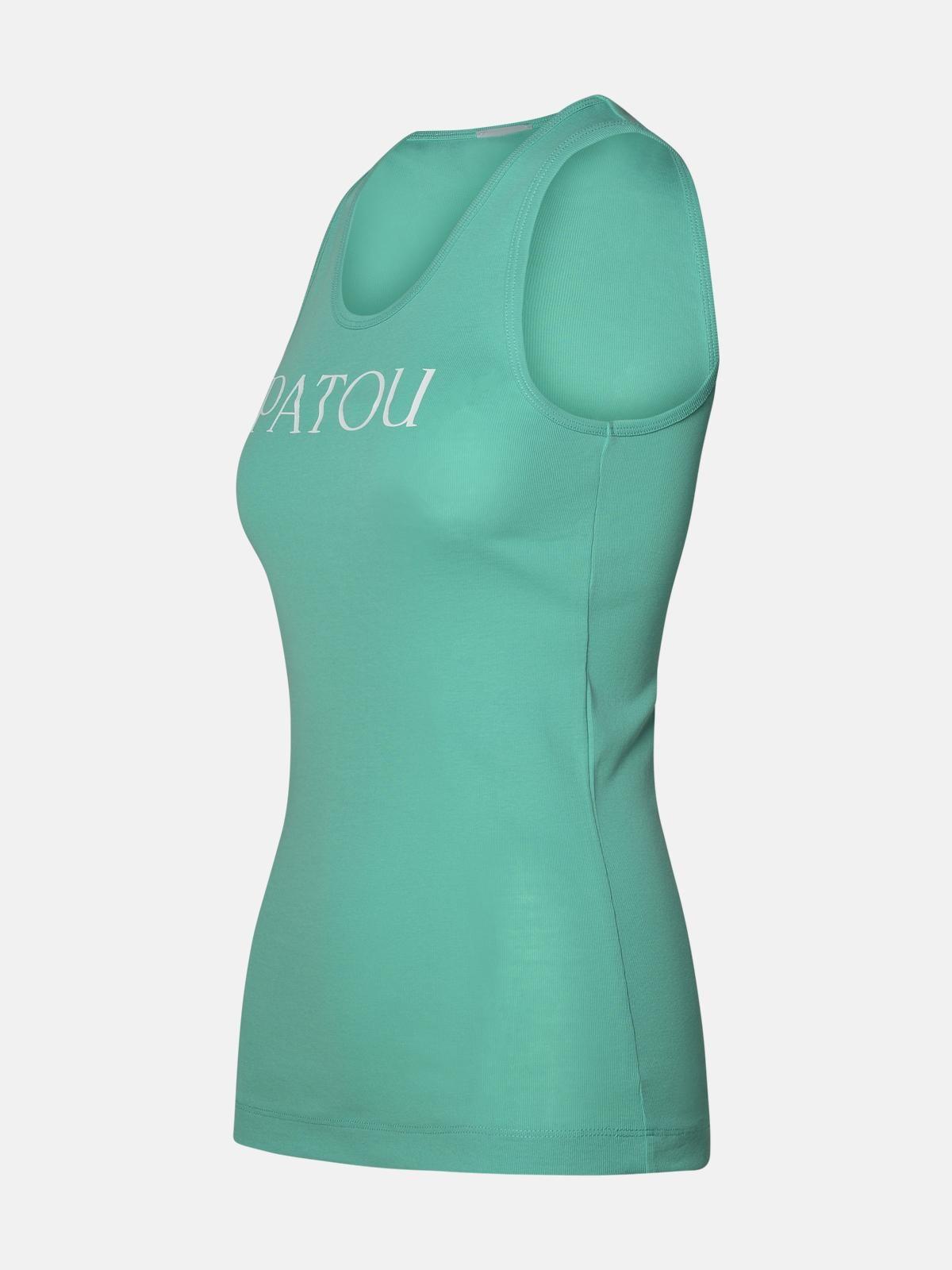 LIGHT BLUE COTTON TANK TOP