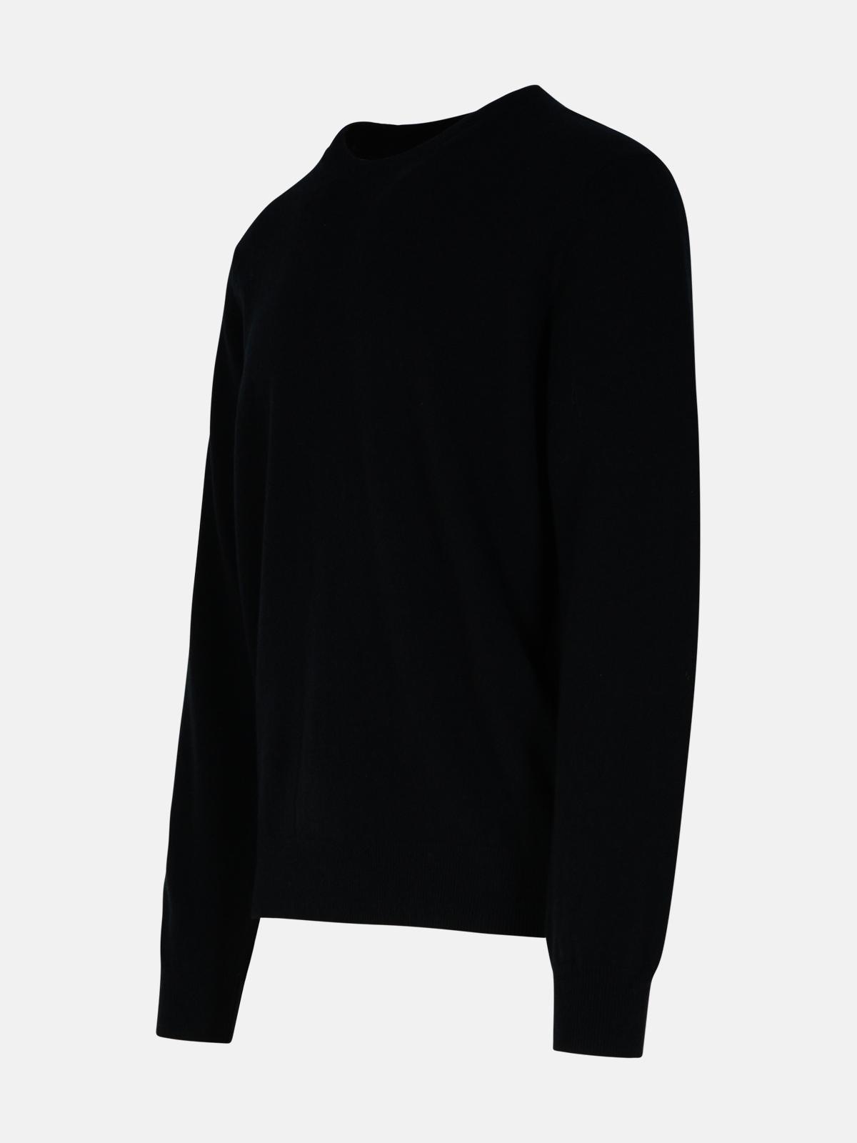 BLACK WOOL SWEATER