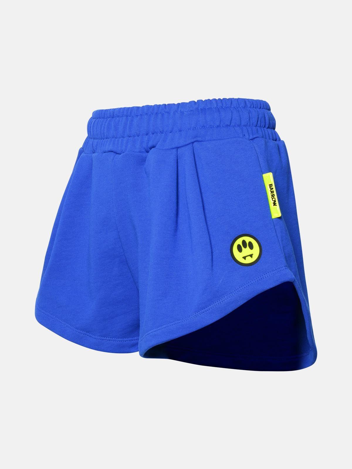 BLUE COTTON SHORTS