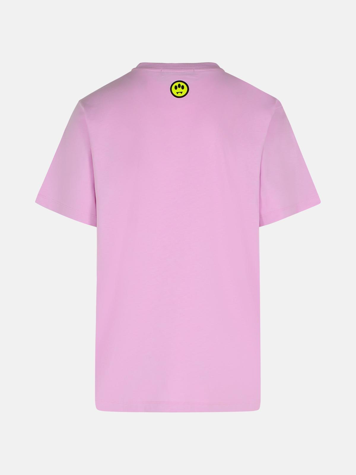 'BASIC' PINK COTTON T-SHIRT