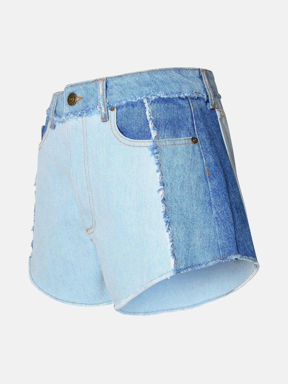 BLUE COTTON SHORTS