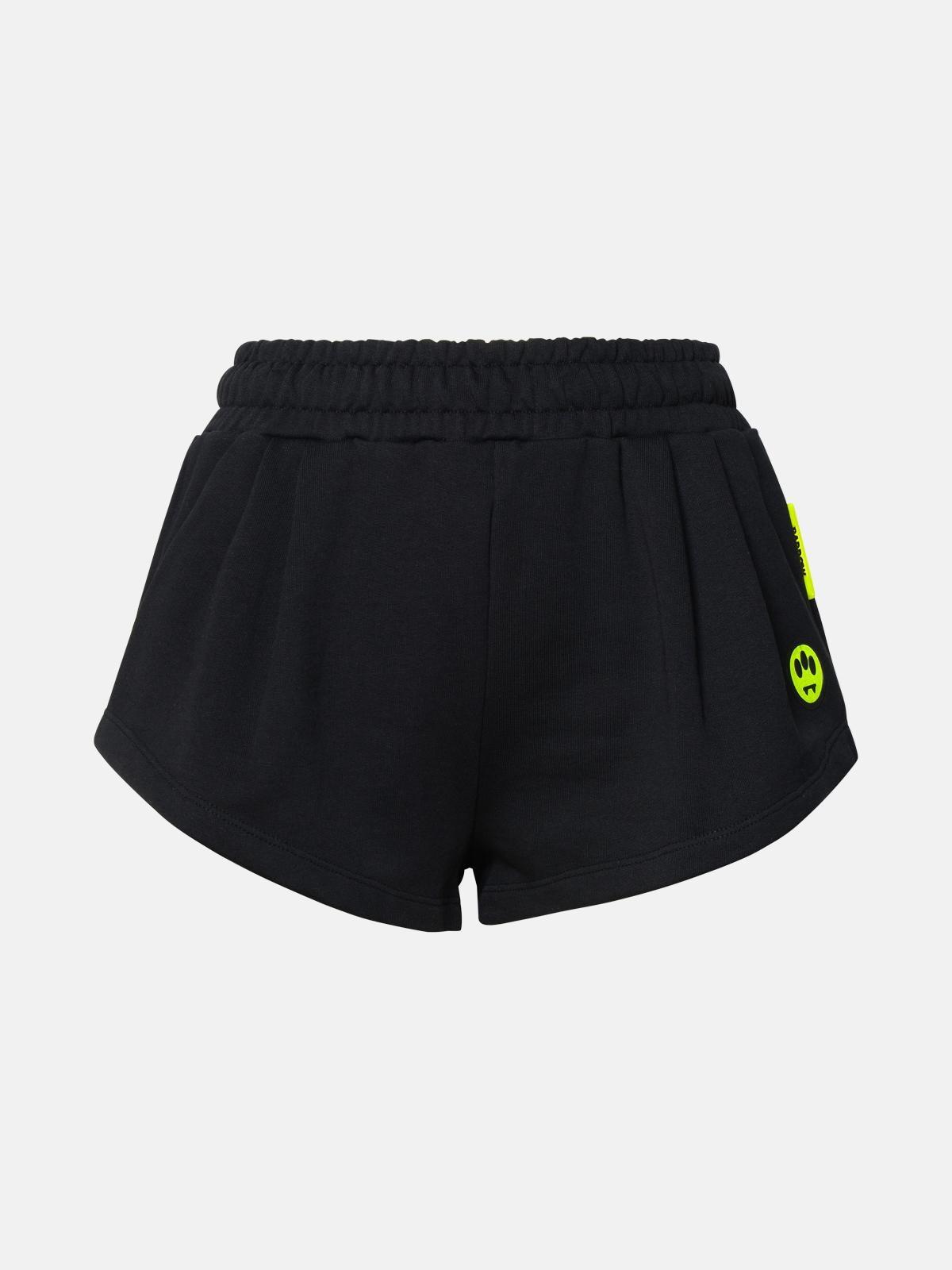 BLACK COTTON SHORTS