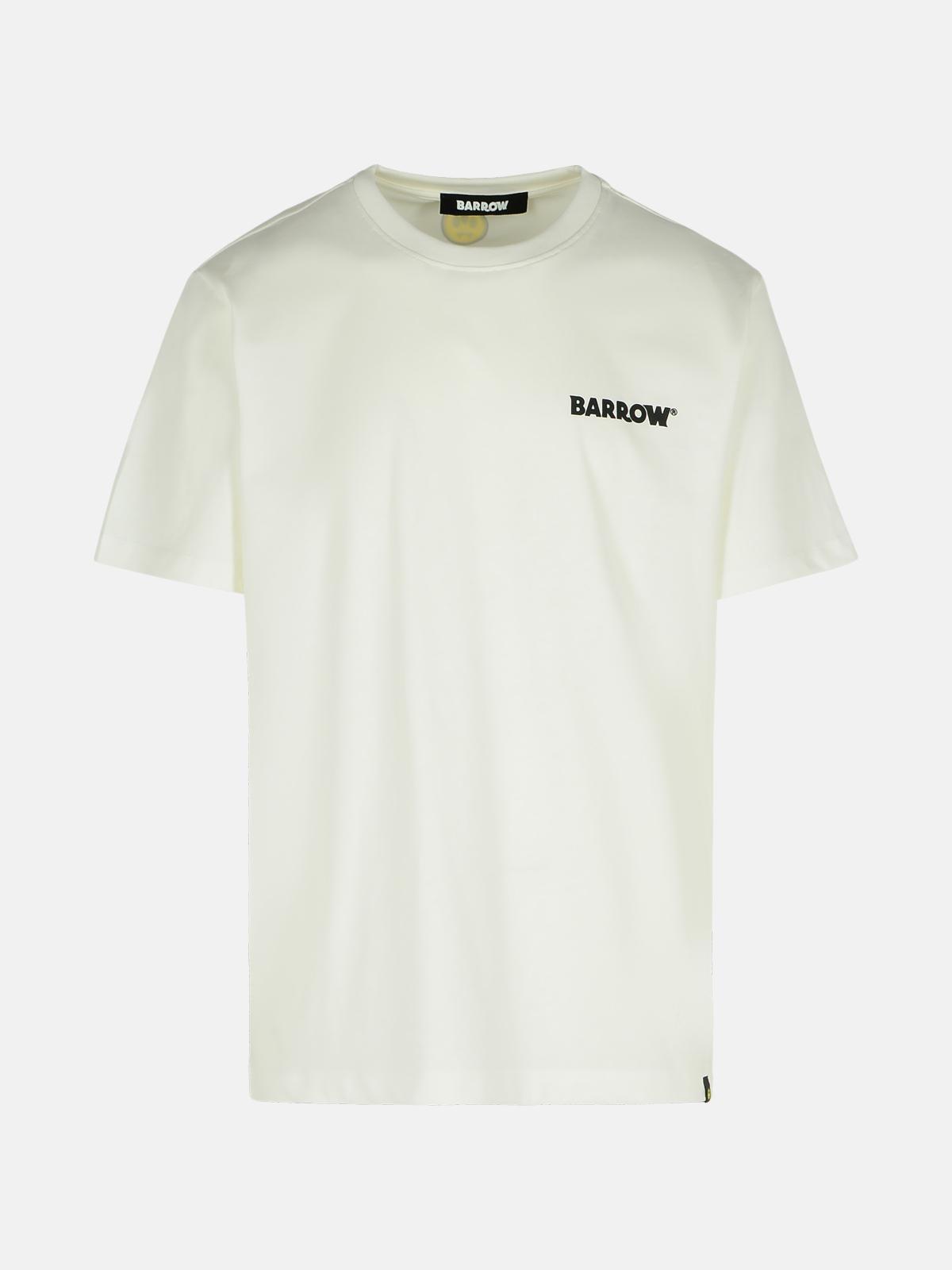 'BASIC' WHITE COTTON T-SHIRT