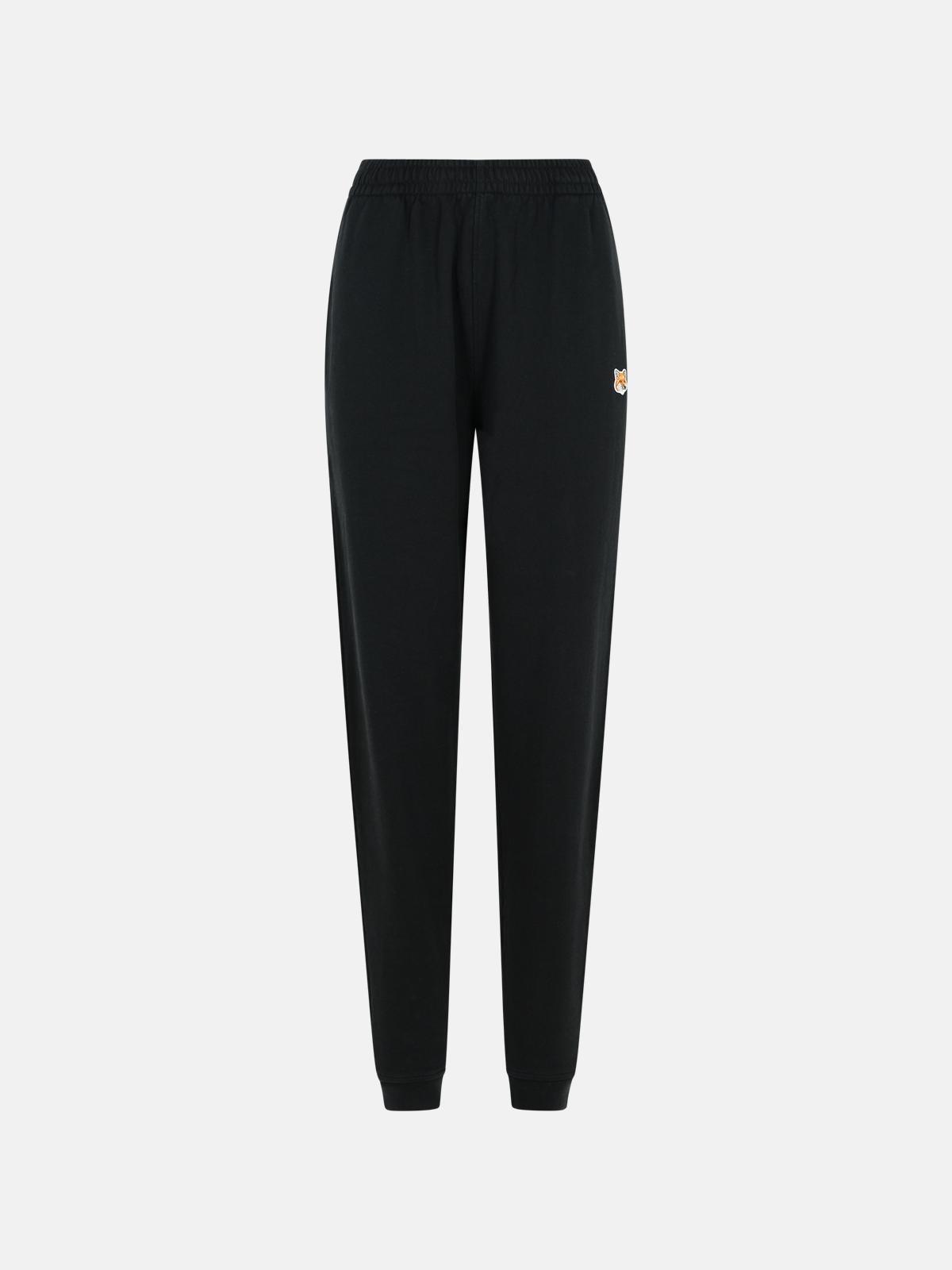 'JOGGER' BLACK COTTON PANTS