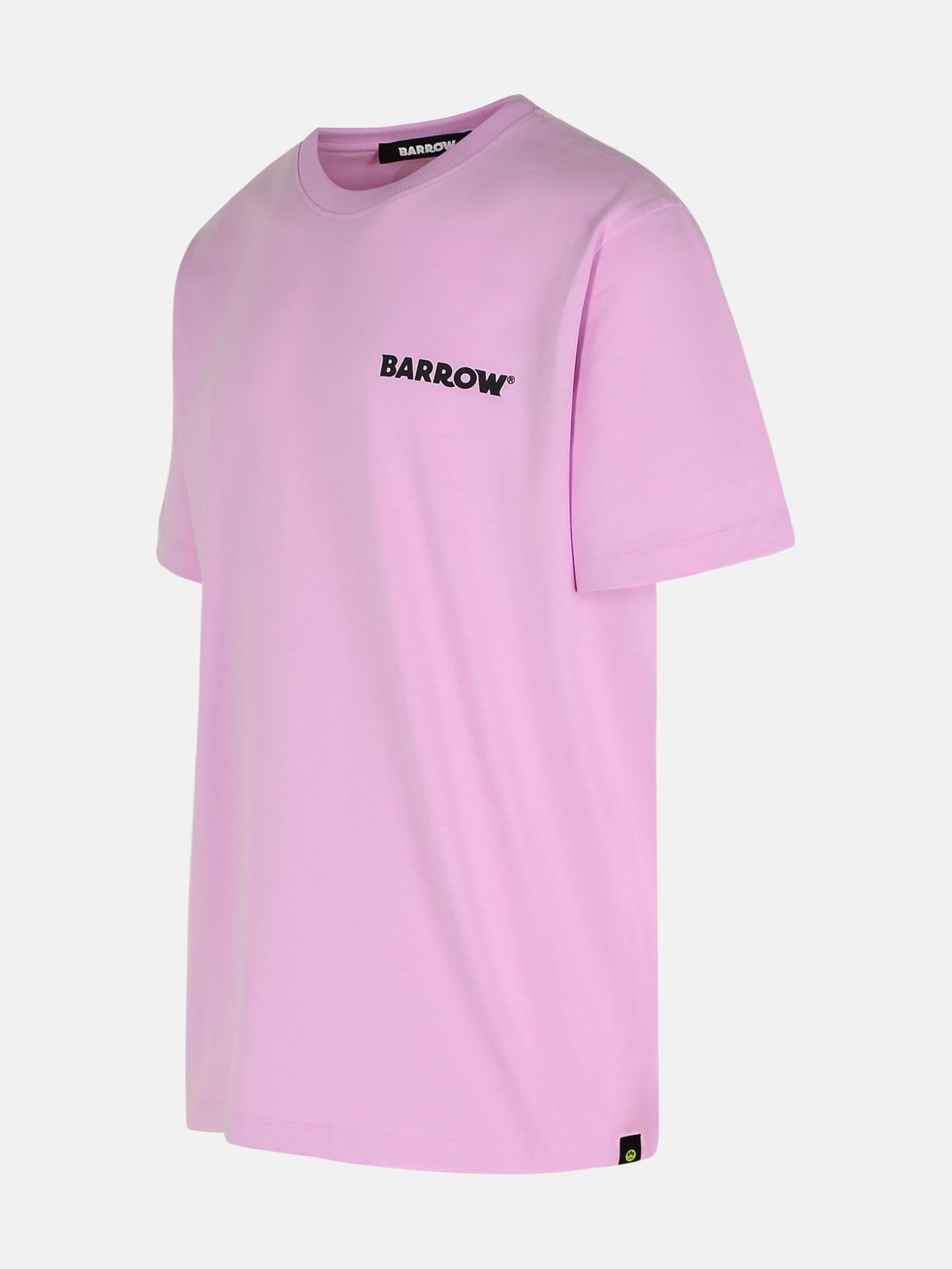 'BASIC' PINK COTTON T-SHIRT