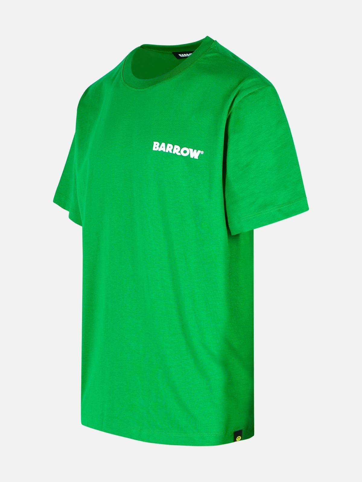 'BASIC' GREEN COTTON T-SHIRT