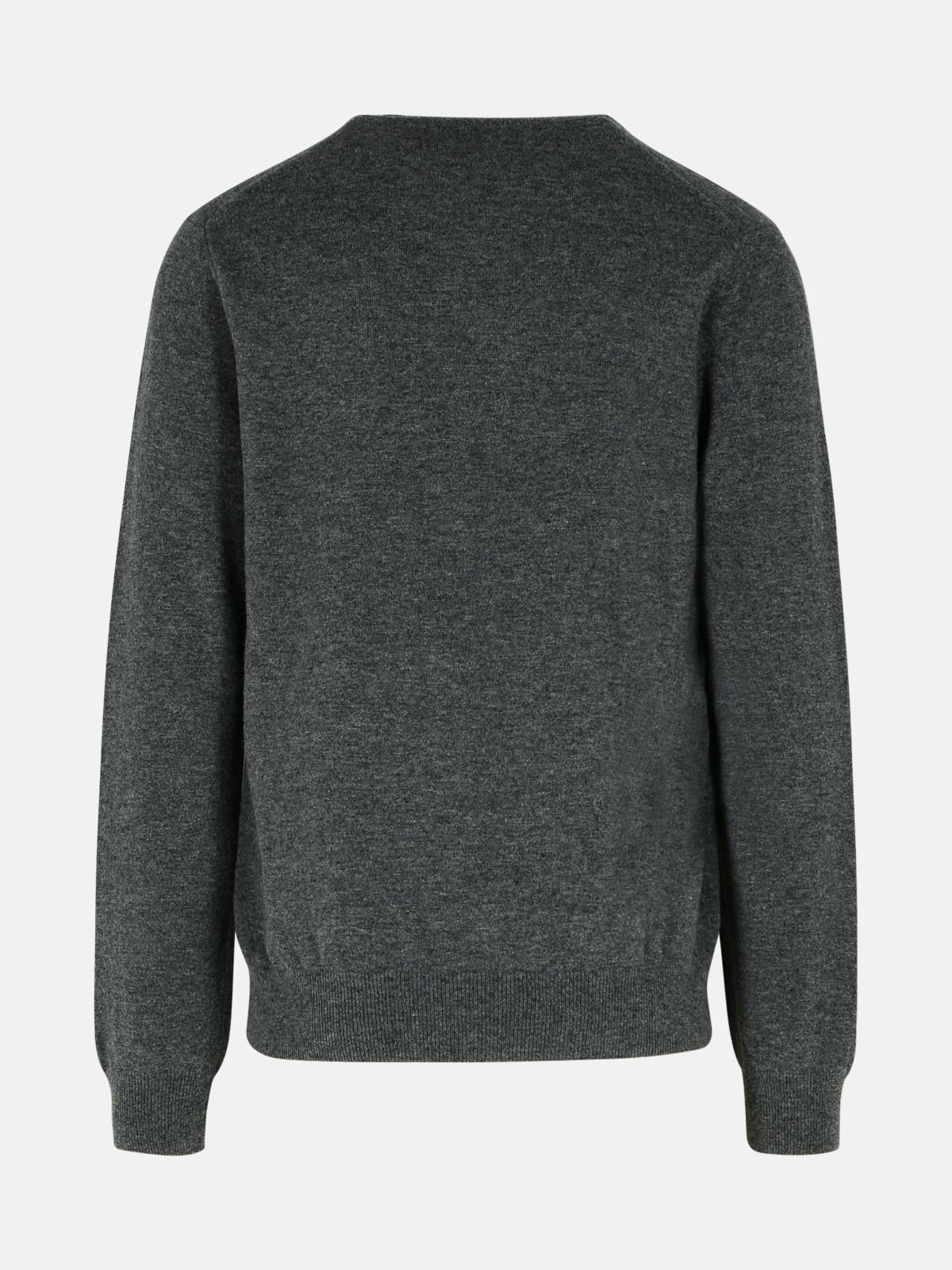 DARK GREY WOOL SWEATER