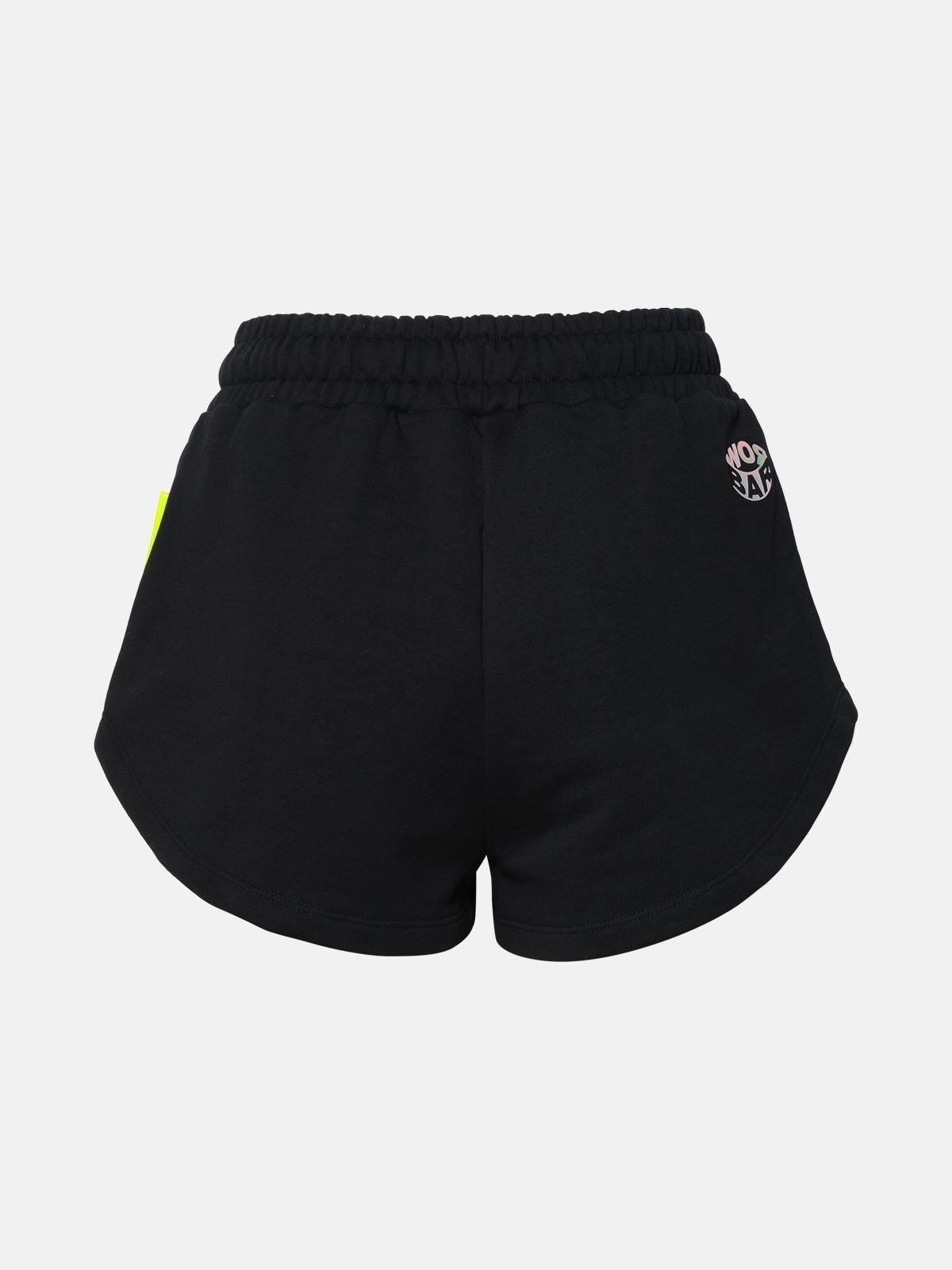 BLACK COTTON SHORTS