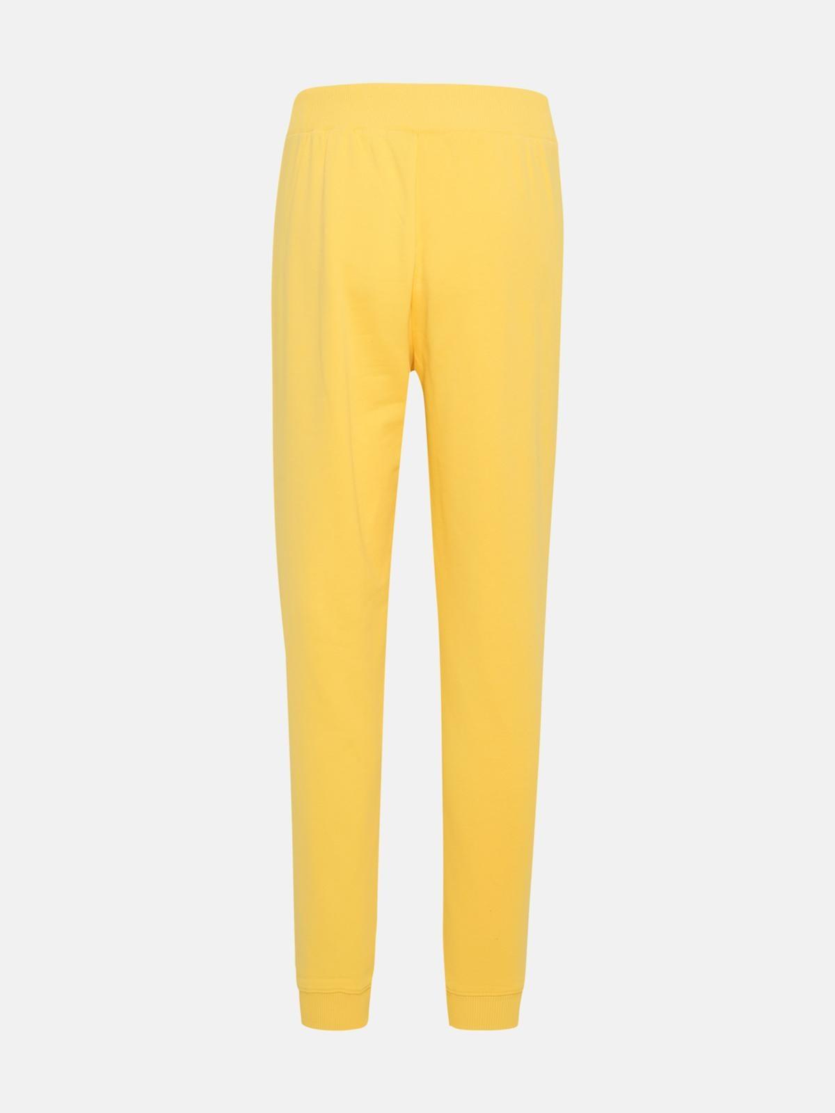 YELLOW COTTON SWEATPANTS