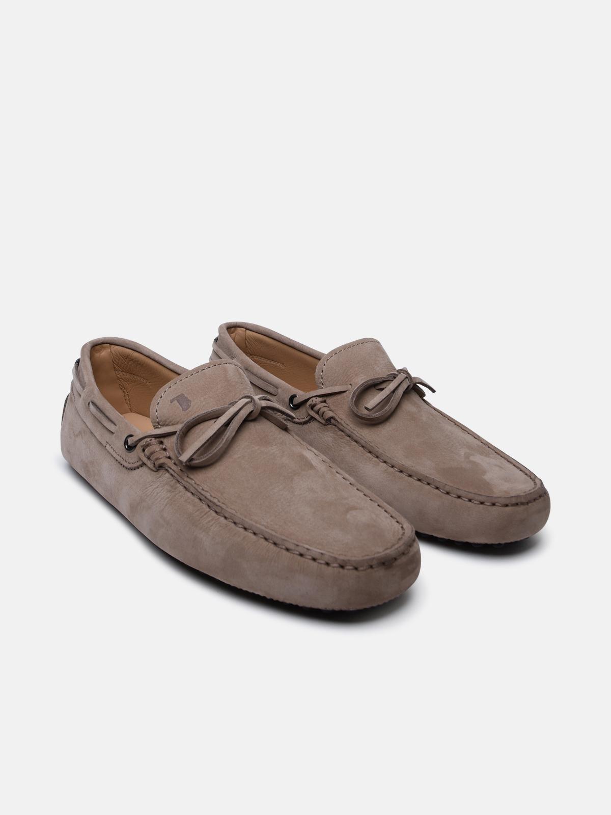 BEIGE SUEDE LOAFERS