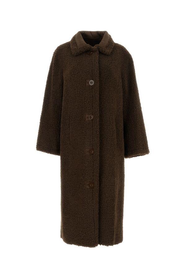 Stand Studio Women Chocolate Teddy Kenca Coat