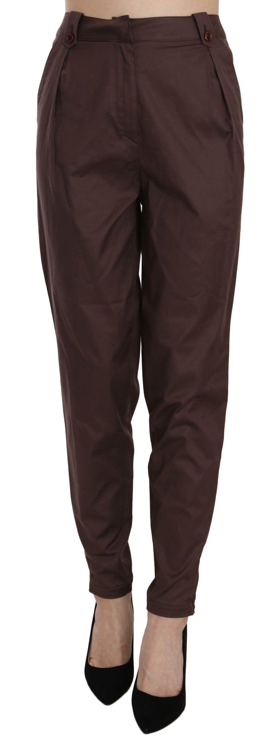 Just Cavalli  High Waist Tapered Formal Trousers Pants