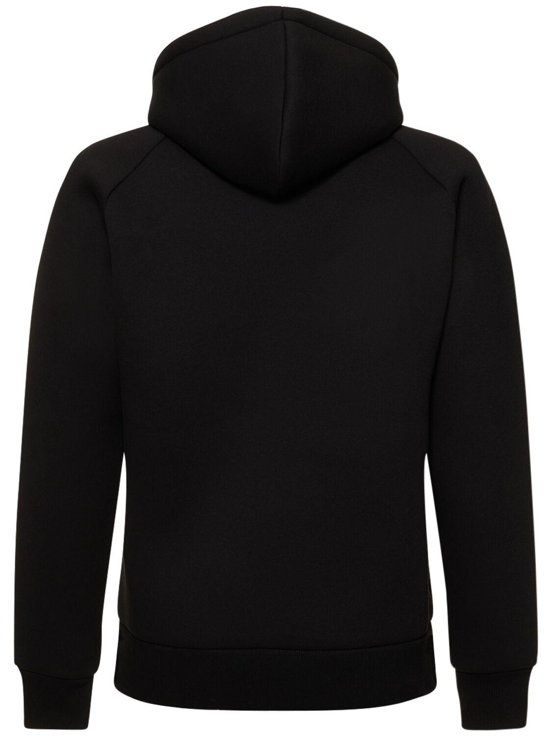 Car-Lux cotton blend hooded jacket