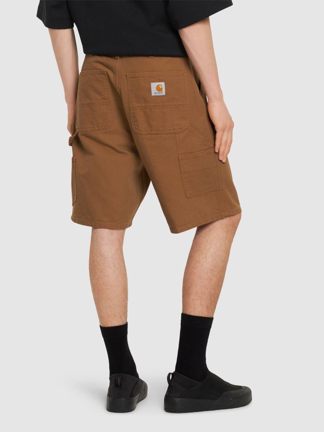 Dearborn canvas single-knee shorts