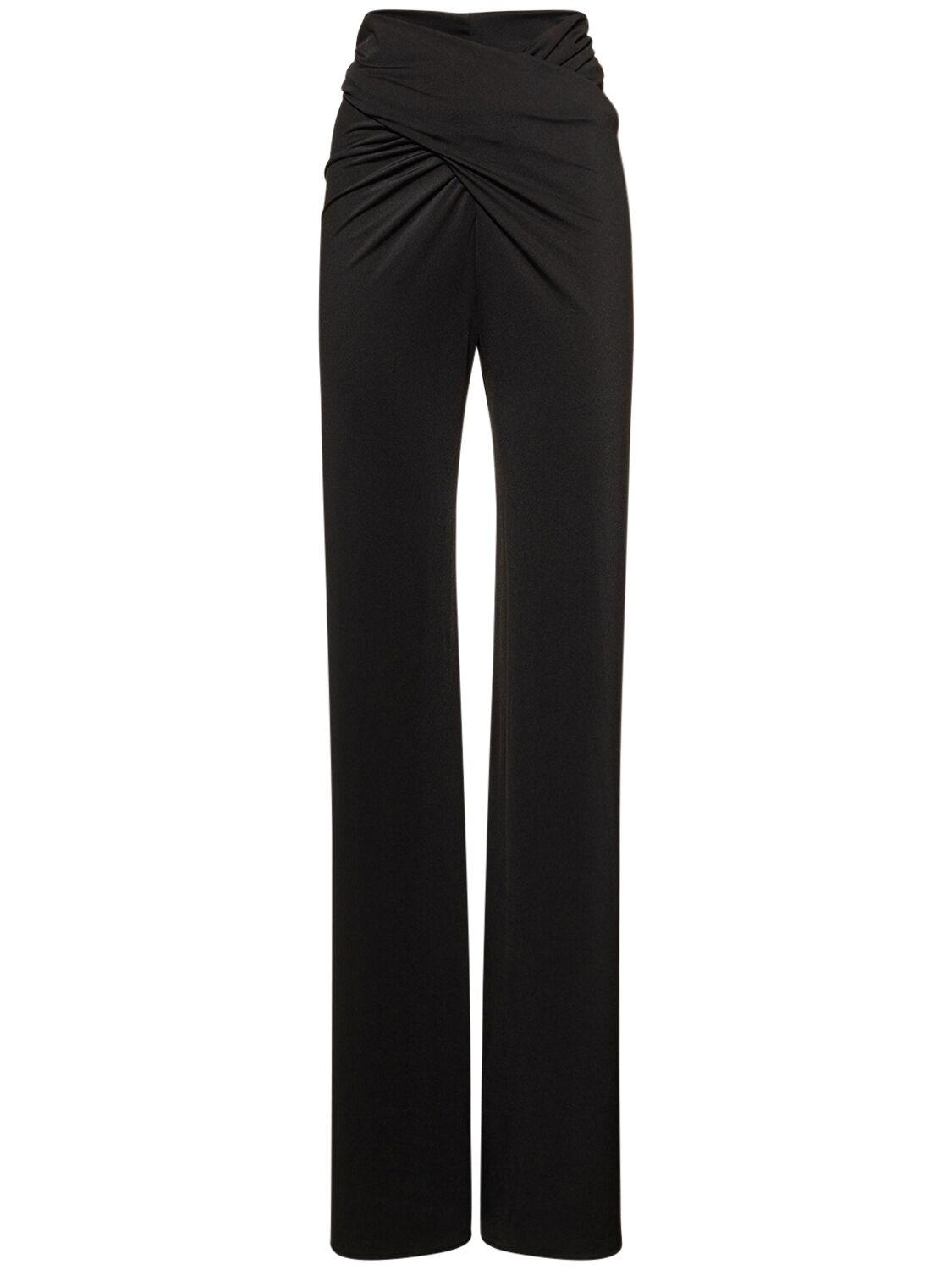 Boxte draped jersey pants