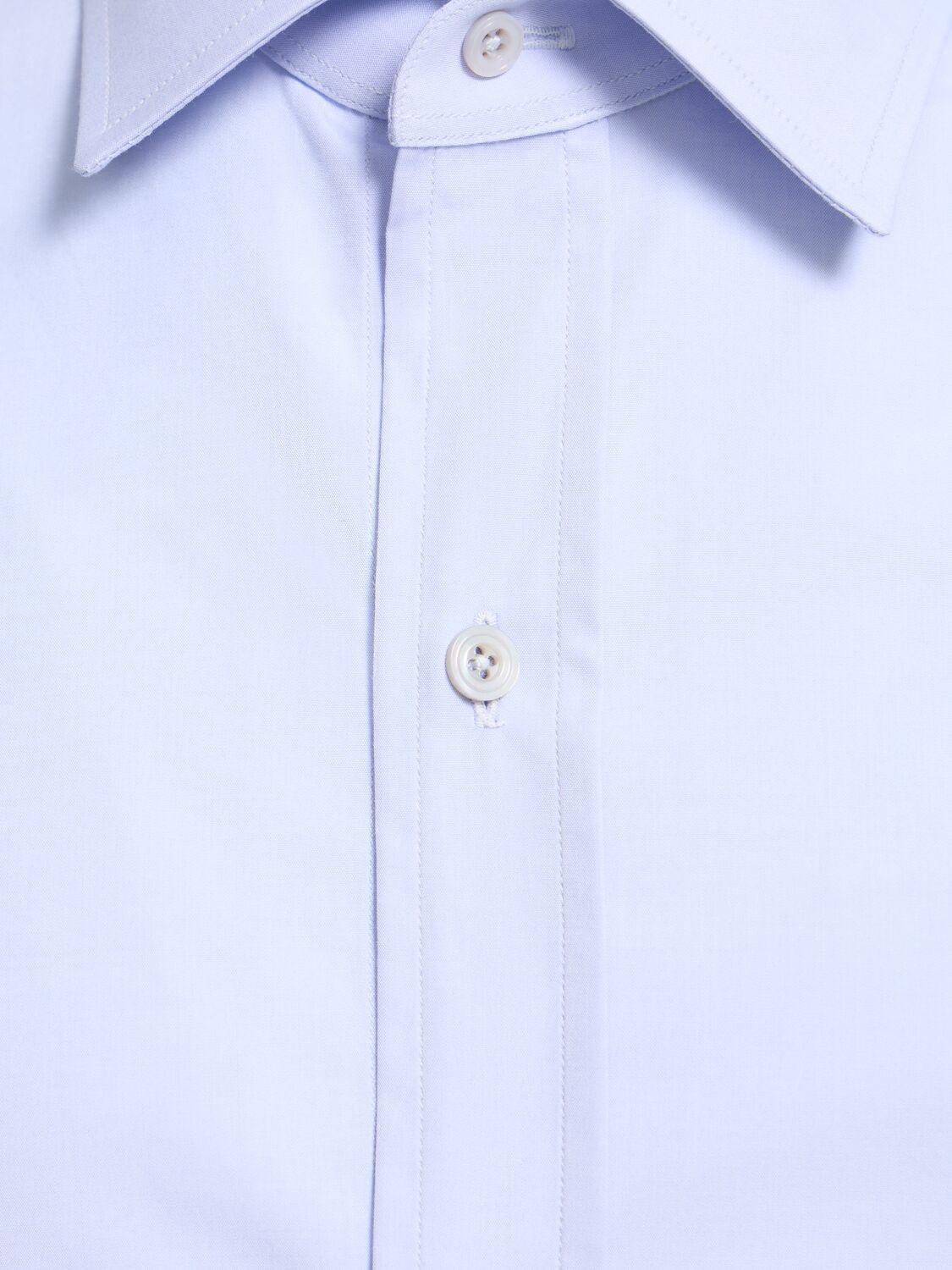 Poplin slim fit shirt