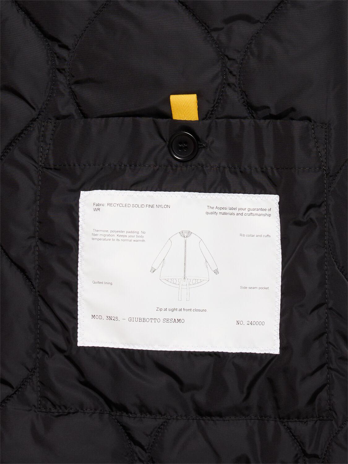 Padded nylon jacket