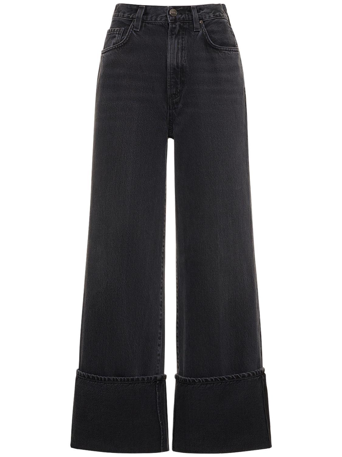 The Astley high rise wide denim jeans