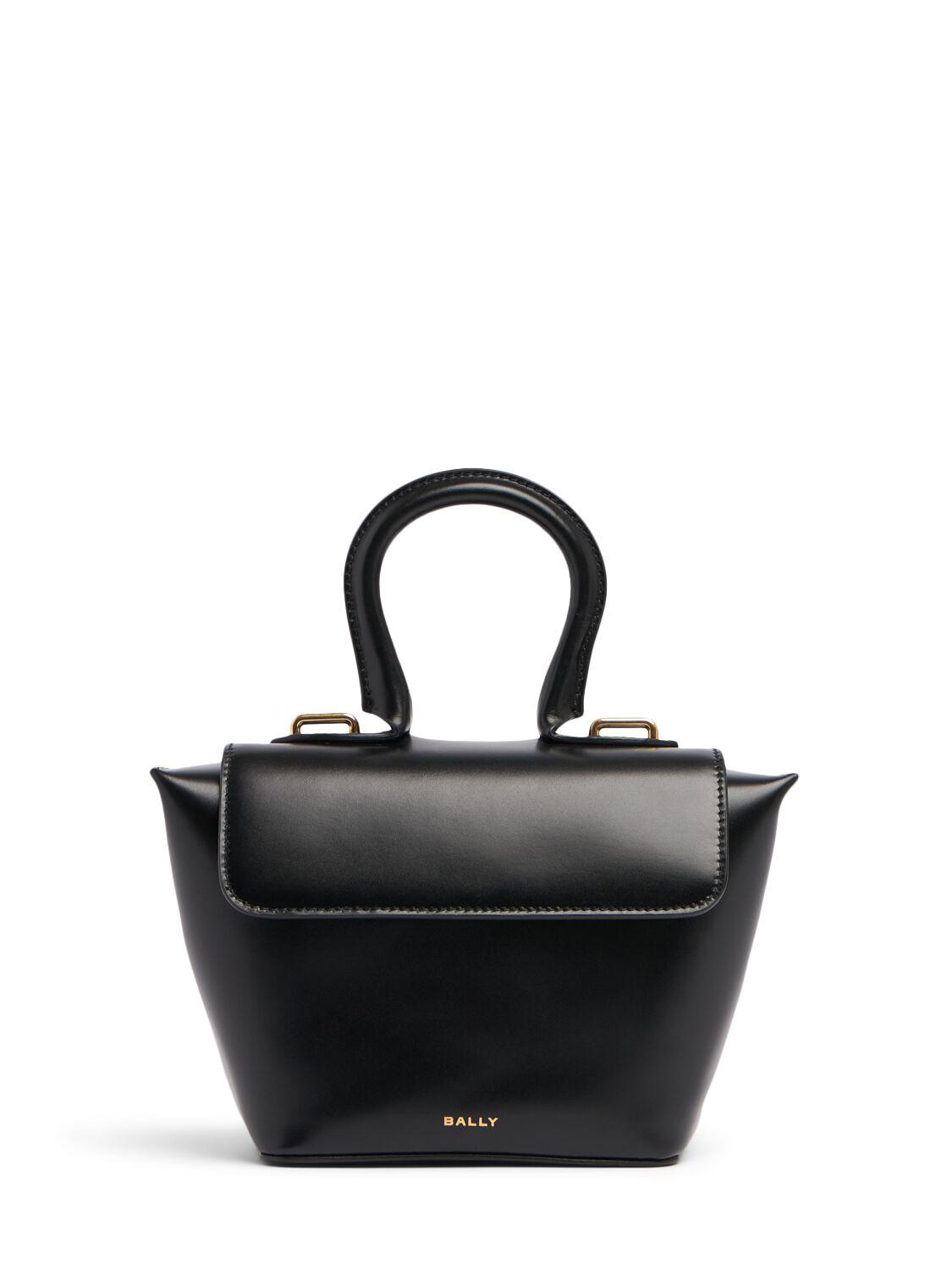 Mini Belle leather top handle bag